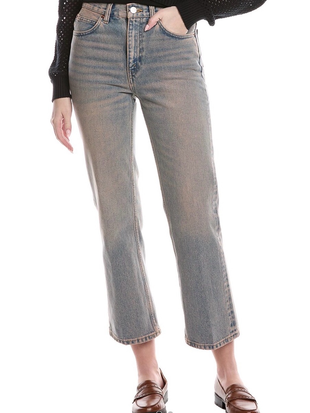 Re/Done Tinted Blush High Rise Jeans